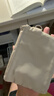 无印良品（MUJI）再生聚酯纤维 双拉链包收纳袋 居家旅行数据线小收纳包便携零钱包 米色/S/长13.5*宽10cm 实拍图