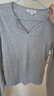UR2025秋季新款女装时尚休闲简约基础修身T恤UYB450010 花灰 XL 实拍图