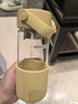 北鼎（Buydeem）茶水分离玻璃水杯高颜值车载便携随手杯办公室泡茶杯鹅仔黄470ml 实拍图