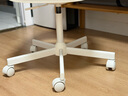 宜家（IKEA）LOBERGET洛贝里特马尔夏转椅家用靠背椅办公椅书桌椅 白色转椅+深灰椅垫 实拍图