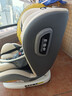 Heekin德国 儿童安全座椅汽车用0-4-12岁婴儿宝宝360度旋转ISOFIX硬接口 尊享灰(遮阳棚+上拉带+侧保护) 实拍图