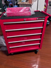 TANKSTORM 工具箱抽屉式移动工具柜工具车手推车汽修汽保维修车零件车 TZ35红色0.8MM箱体 无规格 实拍图
