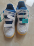 尤尼克斯（YONEX）尤尼克斯儿童羽毛球鞋101JR男女童青少年yy减震魔术贴比赛运动鞋 SHB101JR 白蓝 防滑耐磨   35 (210mm) 建议拍大1-2码 实拍图