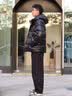 高梵黑金鹅绒服先锋5.0五格男士羽绒服休闲潮流面包服 黑色 XL 实拍图