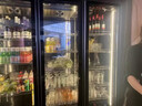东贝(Donper)风冷展示柜冷藏网红啤酒柜超市便利店冰箱冰柜商用酒吧酒水柜商超保鲜柜定制款全屏冷饮柜 全面玻璃单门(尺寸0.62*0.6*1.81) 智享款PVC门 实拍图