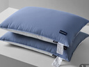 海澜之家枕头枕芯枕头男士床上用品纤维枕纯棉100%A类抗菌全棉水洗棉 宾利蓝 低枕 48*74cm一对装 实拍图