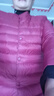雅鹿羽绒服女轻薄短上衣2025秋冬季新款女士轻便外穿内胆保暖羽绒外套 酒红色 XL 【推荐115-125斤】 实拍图