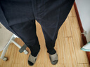 红豆西裤男【免烫垂顺抗皱】商务黑色西装裤职业休闲裤子男西服裤子 黑色【夏季款 随心裁 裤线定型】 38 实拍图