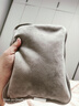 彩虹热水袋暖手宝充电暖宝宝暖水袋注水暖手袋热敷暖肚子暖脚 灰色 实拍图