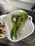 京冇洗菜篮沥水篮洗水果盆厨房菜盆水果盘滤水篮子双层淘米 实拍图