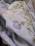 富安娜出品馨而乐床上四件套200x230cm被套单件 印花床单被罩三件套床品 仙踪绿【柔软舒适 清爽透气】 1.5米床-单件被套 床单款 203*229cm 实拍图