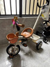 Babyjoey英国儿童三轮车脚踏车1-5岁简易自行车多功能手推车小蜜蜂 复古咖 实拍图