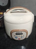 SUDISQR苏泊电饭煲家用小型多功能带蒸笼智能不粘锅蒸煮饭煲汤煮粥营养炖1-6人大容量电饭锅蒸蛋糕 米色 2.3L 智能款【加厚陶瓷釉球型胆】 2.3L 实拍图