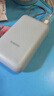 小米自带线充电宝10000mAh 口袋版小巧便携 移动电源随身充 双向快充安卓苹果通用 安全耐用 灰蓝色 实拍图