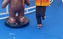 李宁童鞋儿童运动鞋男女小童小阿甘鞋轻质魔术贴休闲鞋32YKAP148-97 实拍图