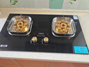 樱花蝶 CHERRY BUTTERFLY燃气灶双灶 家用智能定时7.2kw猛火煤气灶 一级能效台嵌两用天然气液化气灶具 双九腔直喷7.2kw-定时【防爆玻璃】 天然气 实拍图