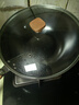苏泊尔（SUPOR）铁锅家用炒菜锅无涂层传统老式精铁大炒锅平底燃气电磁炉通用 精铁炒锅【带盖款】 32cm 实拍图