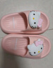 猪爸爸儿童拖鞋女童夏季2025新款室内防滑6-12岁三丽鸥宝宝亲子拖鞋粉21 实拍图