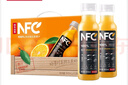 农夫山泉100%纯果汁NFC橙汁300ml*10瓶整箱鲜果冷压榨饮料礼盒热门商品 实拍图