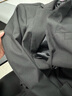 罗蒙男士西服套装商务职业正装小西装结婚新郎上班春秋季修身外套 黑色（单件西服） L 实拍图