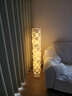 宜家（IKEA）LAGTRYCK罗格特瑞落地灯卧室客厅氛围灯灯具典雅装饰灯 白色+E14灯泡250流明4件 实拍图