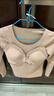 芬也（FENYE）孕妇哺乳秋衣秋裤套装产后喂奶带胸垫秋冬款加绒孕期保暖内衣 粉L 实拍图