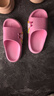 巴布豆儿童拖鞋男女童宝宝婴幼儿凉拖鞋室内居家洗澡防滑软底外穿一字拖 樱花粉 28 内长19.5cm 适合脚长18.5-19cm 实拍图