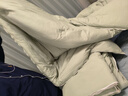 红豆家纺大豆纤维子母被被子被芯冬被二合一拉链款加厚保暖秋冬被冬季棉被 米黄＋水绿【7A抗菌大豆棉 轻盈贴身 柔软触感】 200x230cm子母被【子被约4斤+母被约6斤】 实拍图