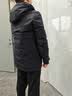 罗蒙（ROMON）鹅绒中长款可拆卸连帽加厚羽绒服男士冬季中青年保暖防风极寒外套 虾青 L (175) （适合120-135斤） 实拍图