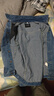 真维斯（Jeanswest）牛仔夹克男2025秋冬柔软舒适潮流翻领夹克外套男装深蓝色3XL 实拍图