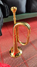 阿萨斯冲锋号军号 大步号吹号乐器 黄铜号带7C号嘴 实拍图
