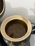 壶福（HF）煎药壶养生壶砂锅中药壶分体式中药锅煎药壶全自动电药壶熬药锅中药熬药电砂锅煲药壶电煎壶熬药罐 【健康内无釉】 6.5L 壶+底座(人参花) 实拍图