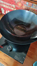 荣事达（Royalstar）章丘手工锻打铁锅圆底无涂层不粘炒菜锅老式炒锅燃气灶无盖40cm 实拍图