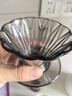 Hero菱镜PCTG咖啡滤杯滴滤咖啡过滤器手冲咖啡壶1-2杯份 烟灰色 实拍图