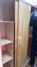 福霜【包安装】全实木衣柜家用卧室推拉门收纳柜子移门原木风大衣橱 120宽50深180高 (原木无漆)纯实木无贴皮 实拍图