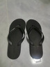卡帝乐鳄鱼人字拖男防滑夏季外穿橡胶室外专用高端室内厚底凉鞋夹脚男士拖鞋 黑色 43 实拍图