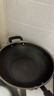 炊大皇 炒锅 304不锈钢炒菜锅煎锅 平底不粘炒锅32cm 可立可视盖不挑灶 实拍图
