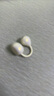 西伯利亚（XIBERIA）【明星同款】羽MC01蓝牙耳机耳夹式无线开放式运动耳机AI同声传译通话降噪骨传导挂耳珍珠白 实拍图