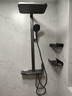 华艺（Huayi）卫浴数显淋浴花洒全套置物花洒淋雨器喷头花洒花洒增压淋浴器花洒 冷热-四功能琴键239078D 实拍图
