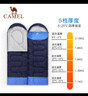 骆驼（CAMEL）户外睡袋 轻盈加厚保暖双人旅行露营室内便携成人睡袋 A6S3K1103B  月石灰 1.35kg 右 均码 实拍图