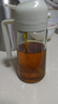 双枪油壶喷油壶 倒油喷油一体食用油玻璃油壶厨房家用不挂油 奶油白 实拍图