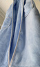 京东快递婴幼儿浴袍带帽加厚柔软透气宝宝浴巾儿童睡袍吸水裹巾 贝乐【蓝色】 小号【身高100-120cm儿童穿】 实拍图