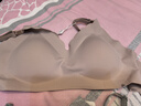 十月结晶哺乳文胸上开口无钢圈内衣孕产妇喂奶胸罩 肤色+蓝色2件装 M码  实拍图