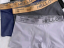 真维斯（JEANSWEST）男士内裤纯棉平角裤大码四角4条 实拍图