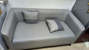 华莱德简约现代科技布艺沙发小户型客厅双人出租房卧室公寓三人简易网红 浅灰色 大双人座(加乳胶层) 实拍图
