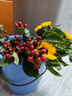 向日葵混搭鲜花家用水养插花云南基地直发简易混搭水养花束 向日葵5枝+红豆5枝十尤加利叶10枝 实拍图