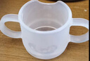 taoqibaby婴儿学饮杯硅胶儿童敞口饮水杯宝宝牛奶杯双耳水杯150ml 实拍图