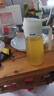 双枪油壶喷油壶 倒油喷油一体食用油玻璃油壶厨房家用不挂油 奶油白 实拍图