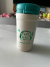 乐扣乐扣（LOCK&LOCK）翻盖小咖杯316保温保冷杯吸管直饮两用咖啡杯水杯子430ML绿色 实拍图