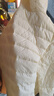 雪中飞短款轻薄羽绒服女新款冬季薄款连帽保暖休闲时尚百搭外套潮 米白 L (165) 实拍图